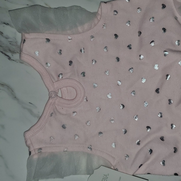 Adorable Pink and silver Onsie - Picture 4 of 4